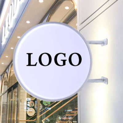 Anuncio Luminoso Circular Tambor